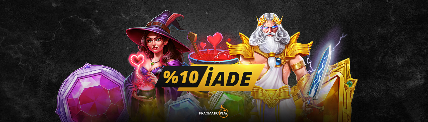 SEÇİLİ OYUNLARDAN HAFTALIK İADE %10 iade